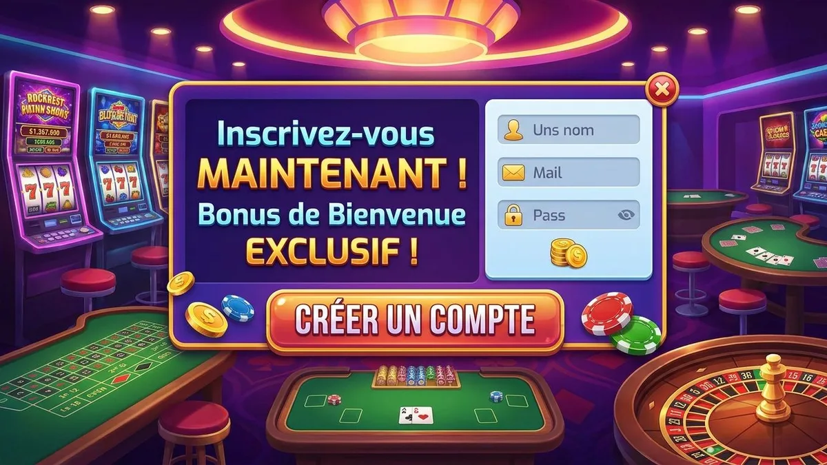 Inscription avec bonus